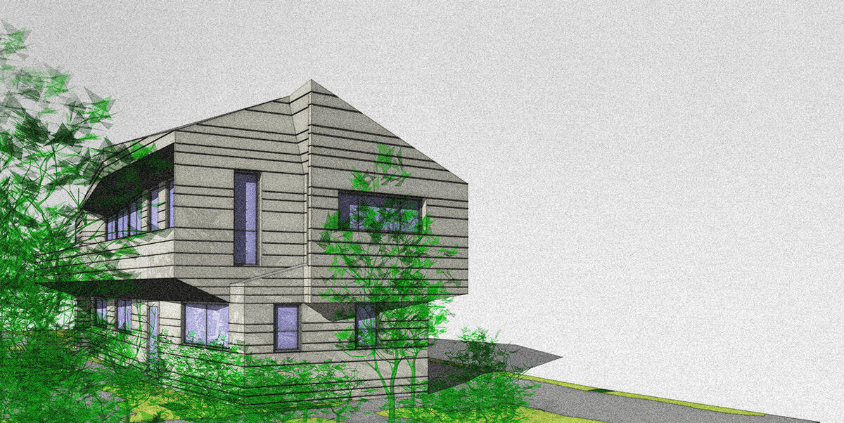 Studio Nimmo - Project A - Dwelling A - view from street front